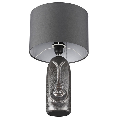 картинка LUMION 8146/1T MODERNI LN26 474 серый, керамика/текстиль Настольная лампа Е27 1*60W 220V AKIVI