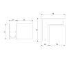 картинка Elektrostandard Slim Magnetic Коннектор угловой для накладного шинопровода черный 85090/11 85090/11