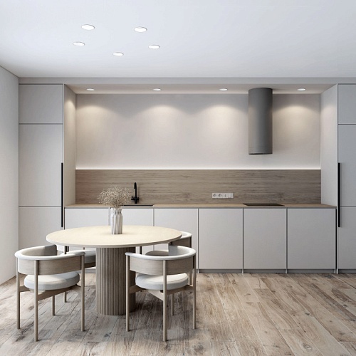 картинка Denkirs  Точечный встраиваемый влагозащищенный светильник TRIM DK2450-WH