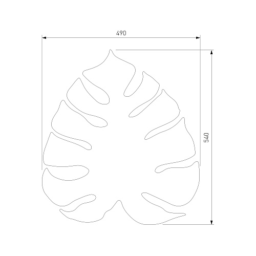 картинка TK Lighting Настенный светильник 6435 Monstera
