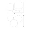 картинка TK Lighting Потолочный светильник 6591 Mona Nature