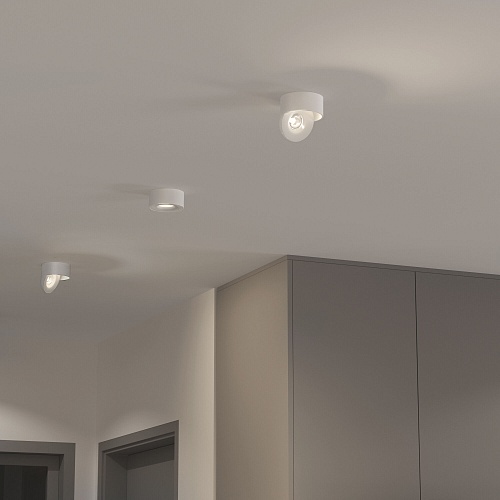 картинка Elektrostandard Накладной светодиодный светильник Glide белый 25100/LED
