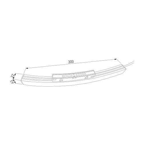 картинка Elektrostandard Slim Magnetic Блок питания 200W для радиусного шинопровода черный Ø 1200mm 95058/00
