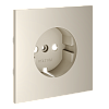 картинка Voltum Накладка для розетки с заземлением, S70 (кашемир)