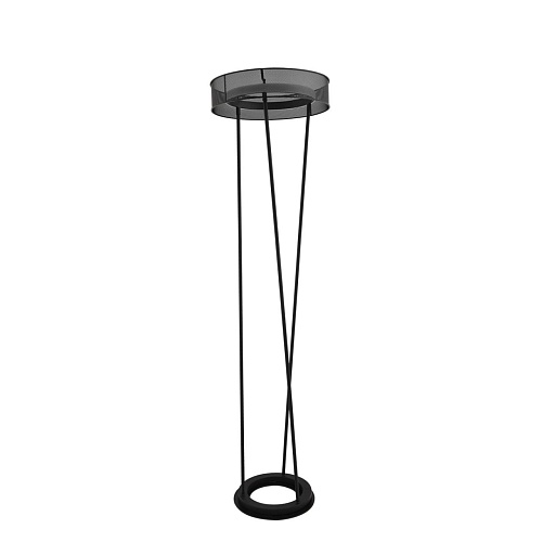 картинка LUMION 8370/30FL LEDIO LN26 304 черный, металл/силикон Торшер LED 30W 3000/4000/6000K 220V ALVA