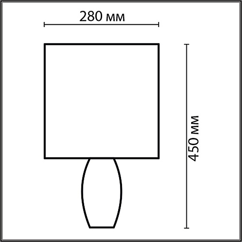картинка LUMION 8122/1T COMFI LN26 476 синий, керамика/текстиль Настольная лампа E27 1*60W 220V LAPUNA