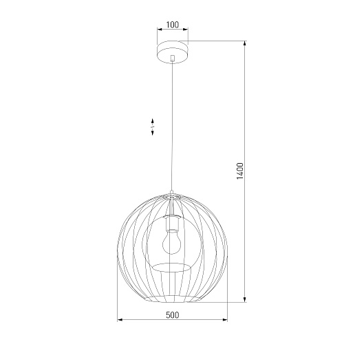 картинка TK Lighting Подвесной светильник 2552 Universo
