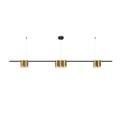 картинка Denkirs Подвесной светильник ORBIT DK4063-BK+SG