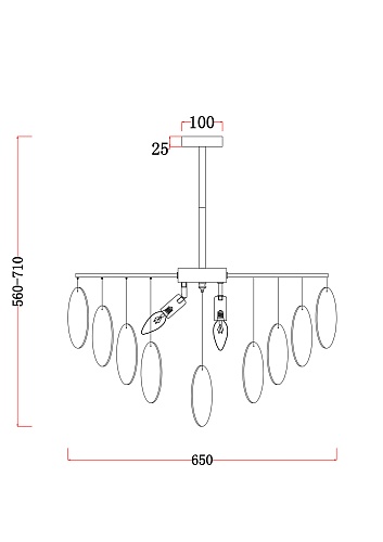 картинка Freya Люстра Порто / Porto