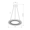 картинка Eurosvet Подвесной светодиодный светильник 40024/1 LED серый