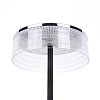 картинка LUMION 8203/1TL LEDIO LN26 531 серебро/черный/прозрачный, металл/акрил Настольная лампа LED 7W 4000К