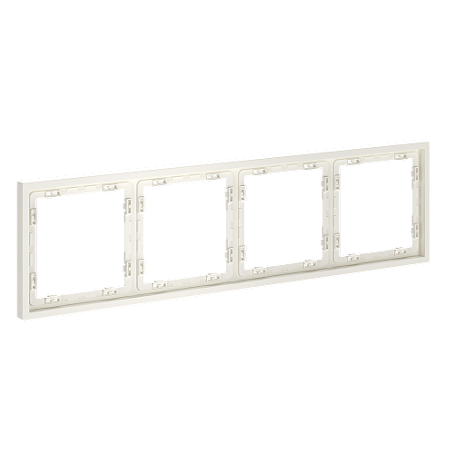 картинка Рамка пластиковая VOLTUM S70 на 4 пост, (хлопок)