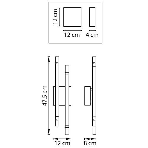картинка Lightstar Бра Iris  734647