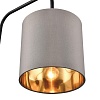 картинка LUMION 8037/1F MODERNI LN26 461 черный/серый/золотой, металл/текстиль Торшер Е27 60W 220V ELSA