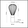 картинка ODEON LIGHT 5402/1T MODERN ODL_EX23 000 золотой/янтарный/металл/стекло Настольная лампа E14 1*40W EL