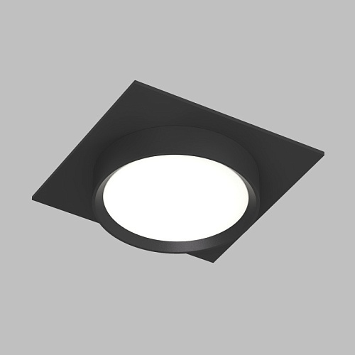 картинка Denkirs  Точечный встраиваемый светильник FLAT DK2091-BK