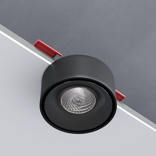 картинка Elektrostandard Светильник встраиваемый светодиодный Glam черный 25095/LED