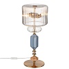 картинка ODEON LIGHT 5414/2TA MODERN ODL_EX26 023 античная бронза/терракот/синий/металл/керамика Настольная л
