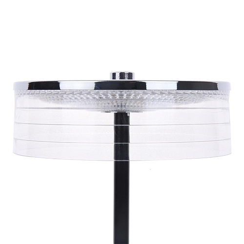 картинка LUMION 8203/1TL LEDIO LN26 531 серебро/черный/прозрачный, металл/акрил Настольная лампа LED 7W 4000К