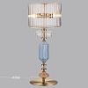 картинка ODEON LIGHT 5414/2TA MODERN ODL_EX26 023 античная бронза/терракот/синий/металл/керамика Настольная л