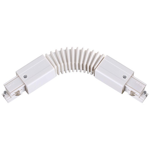 картинка NOVOTECH 135066 PORT NT19 299 белый Соединитель гибкий с токопроводом для трехфазного шинопровода IP