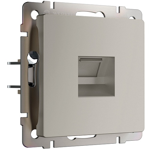 картинка WERKEL Розетка Ethernet RJ-45 (дымчатый) W1281004