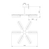 картинка Eurosvet Потолочный светильник 70144/6 хром