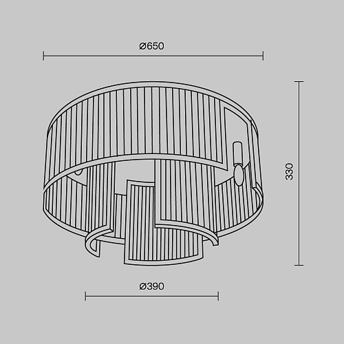 картинка Maytoni Потолочный светильник Рамка / Frame E14х9