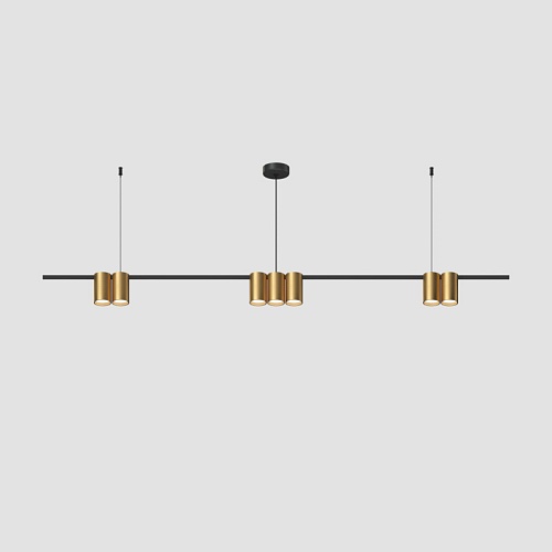 картинка Denkirs Подвесной светильник ORBIT DK4063-BK+SG