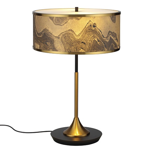 картинка ODEON LIGHT 5064/2T MODERN (В 2-х КОРОБКАХ) ODL24 203 античн.бронза/серо-беж./металл/натур.камен."шп