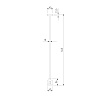 картинка Elektrostandard Esthetic Magnetic Декоративная стойка с коннектором 545 мм 85152/00