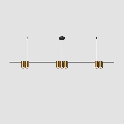 картинка Denkirs Подвесной светильник ORBIT DK4063-BK+SG