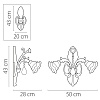 картинка Lightstar Бра Rosata  696622