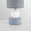 картинка LUMION 8181/1T MODERNI LN26 501 серый, керамика/текстиль Настольная лампа E14 1*40W 220V LALANA