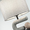 картинка ODEON LIGHT 5410/1TA MODERN ODL_EX23 115 черный матов./серый металл/полирезин/ткань Настольная лампа