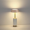 картинка ODEON LIGHT 5454/8TLA L-VISION ODL_EX26 010 светлая бронза/бежевый/жемчужный/металл/керамика Настоль