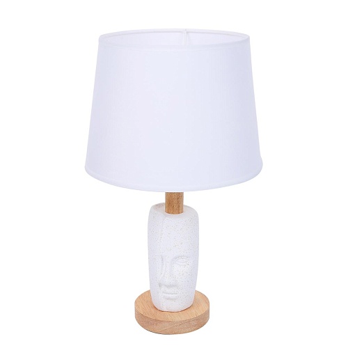 картинка LUMION 8210/1T MODERNI LN26 490 белый, керамика/текстиль Настольная лампа Е27 1*60W 220V VISIONA