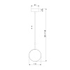 картинка Elektrostandard Подвесной светильник Grollo черный 50120/1