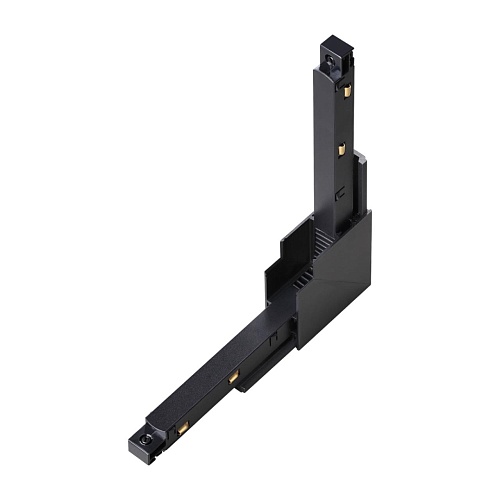 картинка NOVOTECH 135124 SHINO NT21 043 черный Соединитель с токопроводом для шинопровода Г-образный IP20 48V