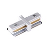 картинка NOVOTECH 135139 PORT NT22 233 белый Внутренний соединитель с токопроводом для однофазного двухжильно