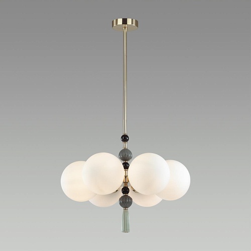 картинка ODEON LIGHT 5405/6 MODERN ODL_EX23 123 золотой/серый/зеленый/белый матовый металл/керамика/стекло Лю