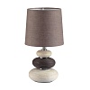 картинка LUMION 8126/1T COMFI LN26 510 коричневый/бежевый/белый, керамика/текстиль Настольная лампа Е14 1*40W