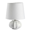 картинка LUMION 8145/1T MODERNI LN26 492 белый, керамика/текстиль Настольная лампа Е27 1*60W 220V HAMA