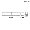 картинка NOVOTECH 135164 SHINO NT23 133 черный Соединитель с токопроводом прямой IP20 48V FLUM