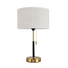 картинка LUMION 8358/1T CLASSI LN26 521 медь/черный/белый, металл/текстиль Настольная лампа E27 60W 220V IRIS