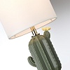 картинка ODEON LIGHT 5425/1TA MODERN ODL_EX25 099 золотой/зеленый/белый/металл/керамика/ткань Настольная ламп