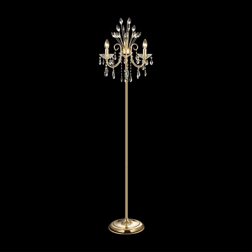 картинка ODEON LIGHT 4977/3F HALL ODL23 627 золотой/хрусталь Торшер E14 3*40W VERSIA