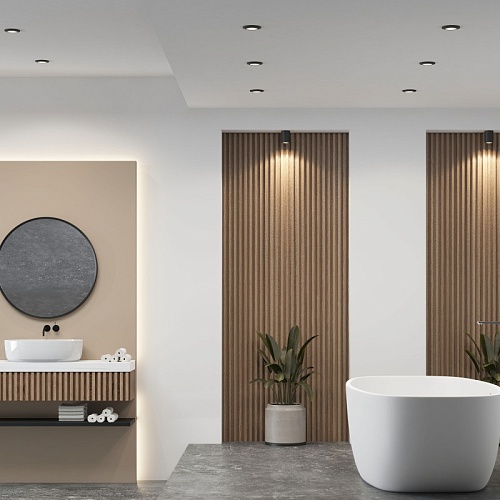 картинка Влагозащищенный светильник Denkirs DK3016-BK