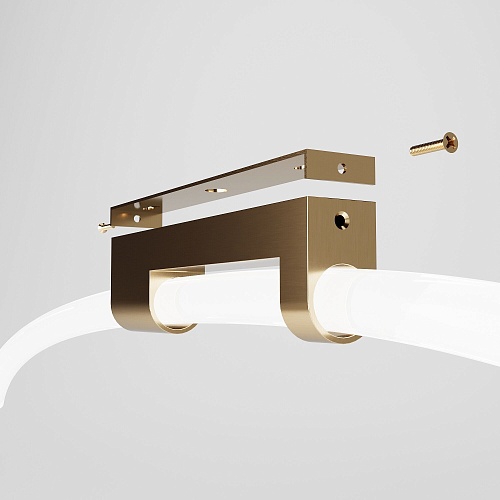картинка Elektrostandard Накладные крепления для круглого гибкого неона Full light латунь FL 28161