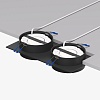 картинка Denkirs  Точечный встраиваемый светильник FLAT DK2092-BK